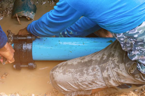 Underground Water Line Repair in Waxhaw