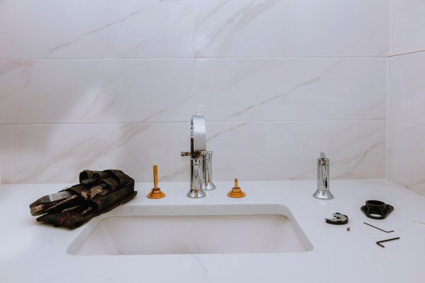 Porcelain Sink Installation in Waxhaw