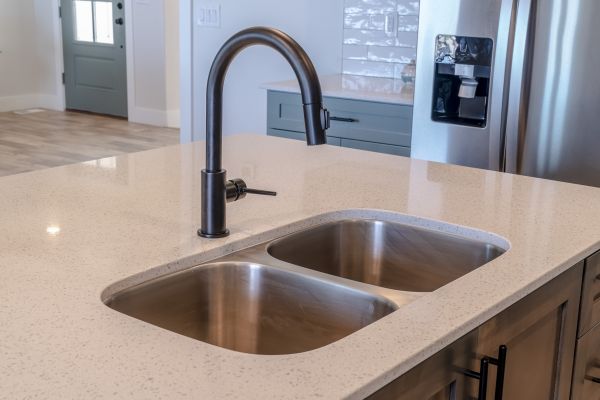 Double Basin Sink Installation in Waxhaw